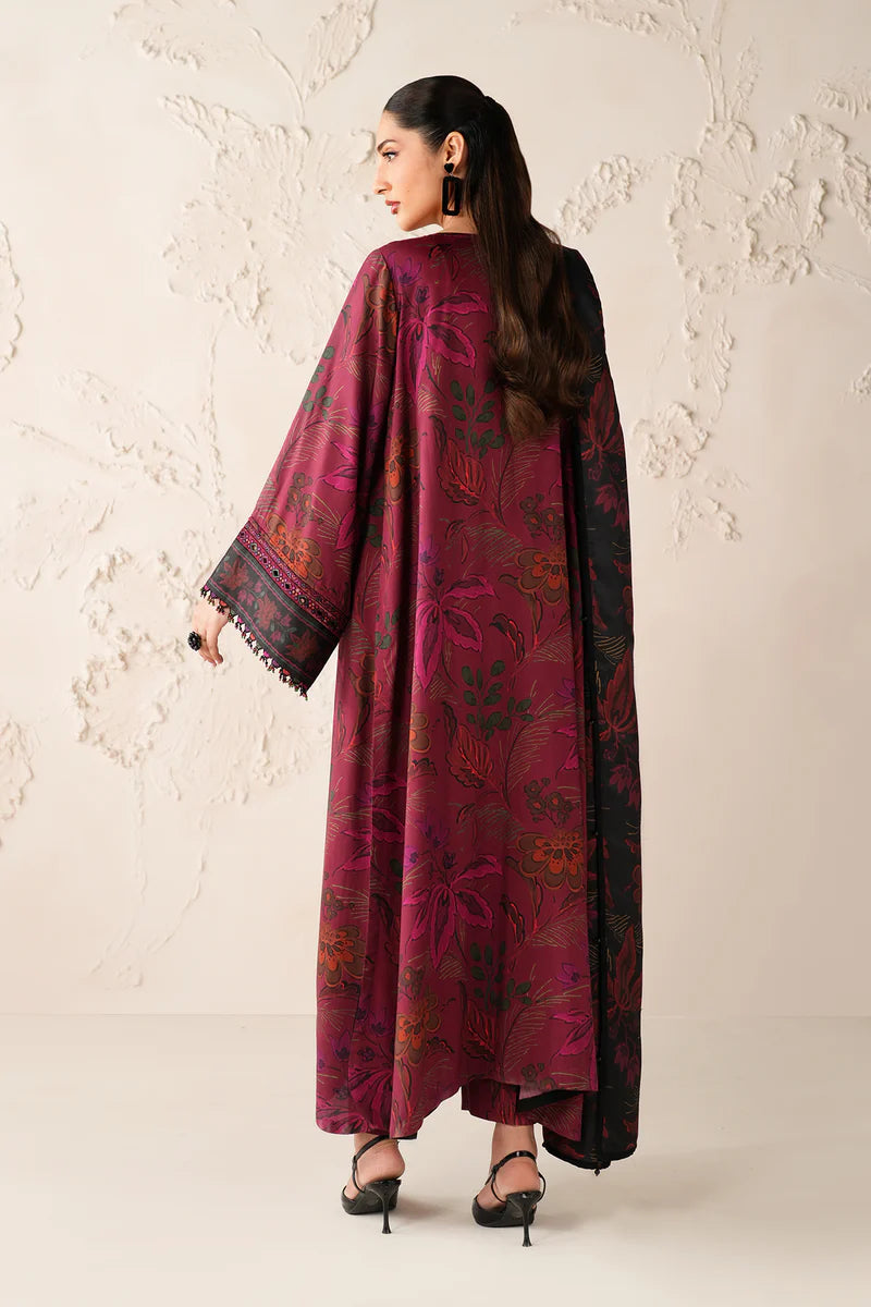 EMBROIDERED PRINTED VISCOSE